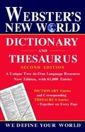 Cover: Webster's New World Dictionary and Thesaurus - Hungry Minds Inc,U.S.