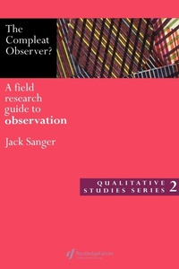 Enlarge image Cover: The Compleat Observer? - Routledge Falmer
