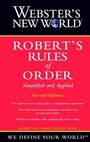 Cover: Webster's New World Robert's Rules of Order Simplified and Applied - Hungry Minds Inc,U.S.