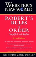 Cover: Webster's New World Robert's Rules of Order Simplified and Applied - Hungry Minds Inc,U.S.
