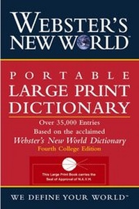 Enlarge image Cover: Webster's New World Portable Large Print Dictionary - Hungry Minds Inc,U.S.