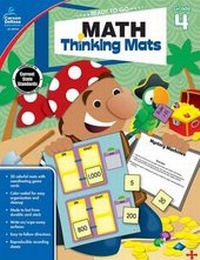 Enlarge image Cover: Math Thinking Mats, Grade 4 - Carson Dellosa Education