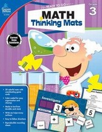 Enlarge image Cover: Math Thinking Mats, Grade 3 - Carson Dellosa Education