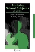 Cover: Studying School Subjects - Routledge Falmer