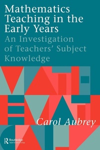 Enlarge image Cover: Mathematics Teaching in the Early Years - Routledge Falmer