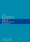 Cover: The International Handbook of School Effectiveness Research - Routledge Falmer