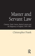 Cover: Master and Servant Law - Routledge