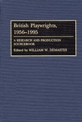 Cover: British Playwrights, 1956-1995 - Greenwood Press