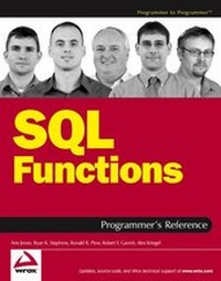 Abbildung von: SQL Functions Programmer's Reference - Wiley
