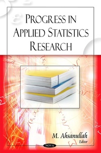 Enlarge image Cover: Progress in Applied Statistics Research - Nova Science Publishers Inc