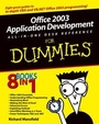 Cover: Office 2003 Application Development All-in-One Desk Reference For Dummies - Hungry Minds Inc,U.S.