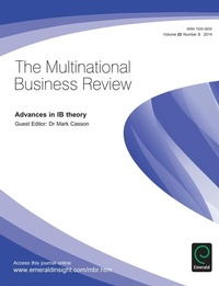 Enlarge image Cover: Advances in IB Theory - Emerald Group Publishing Limited
