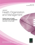 Cover: Critical views on Health and Social Care Management - Emerald Group Publishing Limited