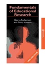 Cover: Fundamentals of Educational Research - Routledge Falmer