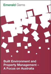 Abbildung von: Built Environment and Property Management - Emerald Publishing Limited