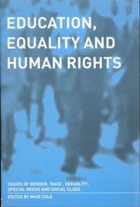 Enlarge image Cover: Education, Equality and Human Rights - Routledge Falmer