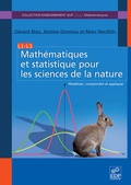 Cover: Math&eacute;matiques et statistique pour les sciences de la nature - EDP Sciences