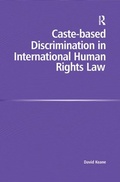 Cover: Caste-based Discrimination in International Human Rights Law - Routledge