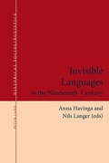 Cover: Invisible Languages in the Nineteenth Century - Peter Lang Verlag