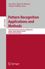 Cover: Pattern Recognition Applications and Methods - Springer