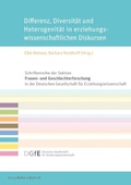 Cover: Differenz, Diversit&auml;t und Heterogenit&auml;t in erziehungswissenschaftlichen Diskursen - Verlag Barbara Budrich