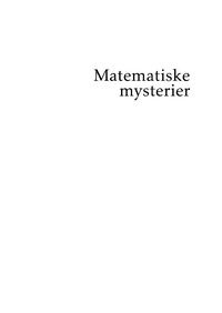 Abbildung von: Matematiske mysterier - Aarhus University Press