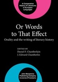 Cover: Or Words to That Effect - John Benjamins Publishing Co