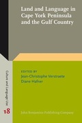 Cover: Land and Language in Cape York Peninsula and the Gulf Country - John Benjamins Publishing Co