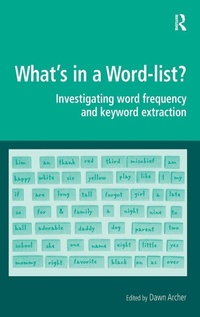 Enlarge image Cover: What's in a Word-list? - Routledge
