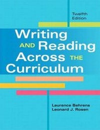 Enlarge image Cover: Writing and Reading Across the Curriculum Plus Mywritinglab with Etext -- Access Card Package - Longman Publishing Group