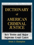 Cover: Dictionary of American Criminal Justice - Routledge