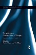 Cover: Early Modern Constructions of Europe - Routledge