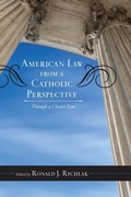 Cover: American Law from a Catholic Perspective - Rowman & Littlefield Publishers
