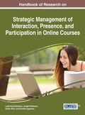 Cover: Handbook of Research on Strategic Management of Interaction, Presence, and Participation in Online Courses - Idea Group,U.S.