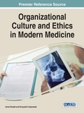 Cover: Organizational Culture and Ethics in Modern Medicine - Idea Group,U.S.