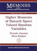 Cover: Higher Moments of Banach Space Valued Random Variables - American Mathematical Society
