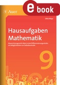 Cover: Hausaufgaben Mathematik Klasse 9 - Auer Verlag in der AAP Lehrerwelt GmbH