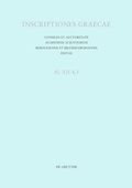 Cover: Cos: Tituli sepulcrales urbani - De Gruyter