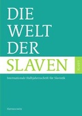 Cover: Die Welt der Slaven 61 (2016) 1 - Harrassowitz Verlag
