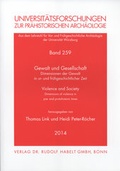 Cover: Gewalt und Gesellschaft | Violence and Society - Habelt, R