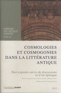 Cover: Cosmologies et cosmogonies dans la litt&eacute;rature antique - Habelt, R