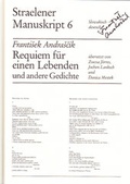 Cover: Requiem f&uuml;r einen Lebenden und andere Gedichte - straelener manuskripte