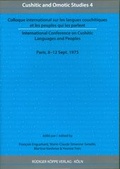 Cover: Colloque international sur les langues couchitiques et les peuples qui les parlent - International Conference on Cushitic Languages and Peoples - K&ouml;ppe, R