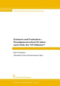 Cover: Erinnern und Gedenken - Paradigmenwechsel 60 Jahre nach Ende der NS-Diktatur? - Frank & Timme