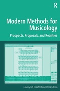 Cover: Modern Methods for Musicology - Routledge