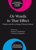 Cover: Or Words to That Effect - John Benjamins Publishing Company