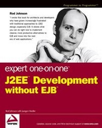 Enlarge image Cover: Expert One-on-One J2EE Development without EJB - Wrox