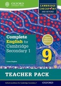 Cover: Complete English for Cambridge Lower Secondary Teacher Pack 9 (First Edition) - Oxford University Press