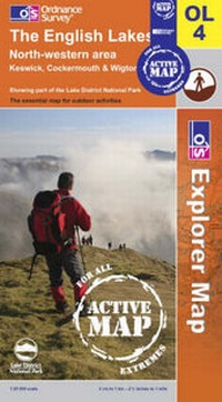 Abbildung von: The English Lakes - North Western Area - Ordnance Survey
