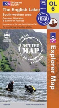 Abbildung von: The English Lakes - South Western Area - Ordnance Survey